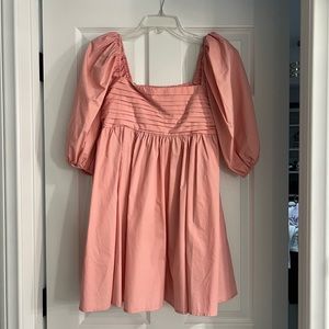 NWT abercrombie puff sleeve mini dress